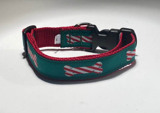 Peppermint Stick (Bone) Collar.