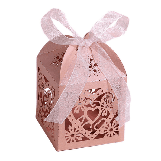 Love Heart Laser Cut Gift Treat Box.