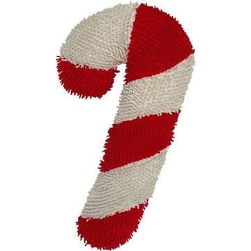 10" Christmas Twisted Candy Cane.