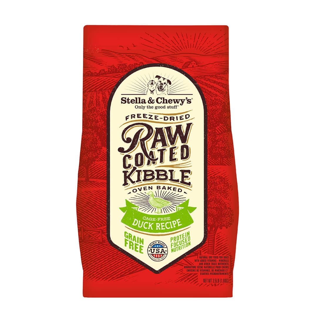 Stella & Chewy's High-Protein Raw Coated Baked Kibble.