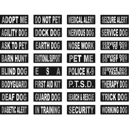 Removable Reflective Patches (Set of 2).