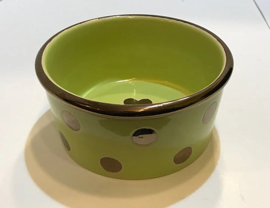 Metallic Dot Bowl.