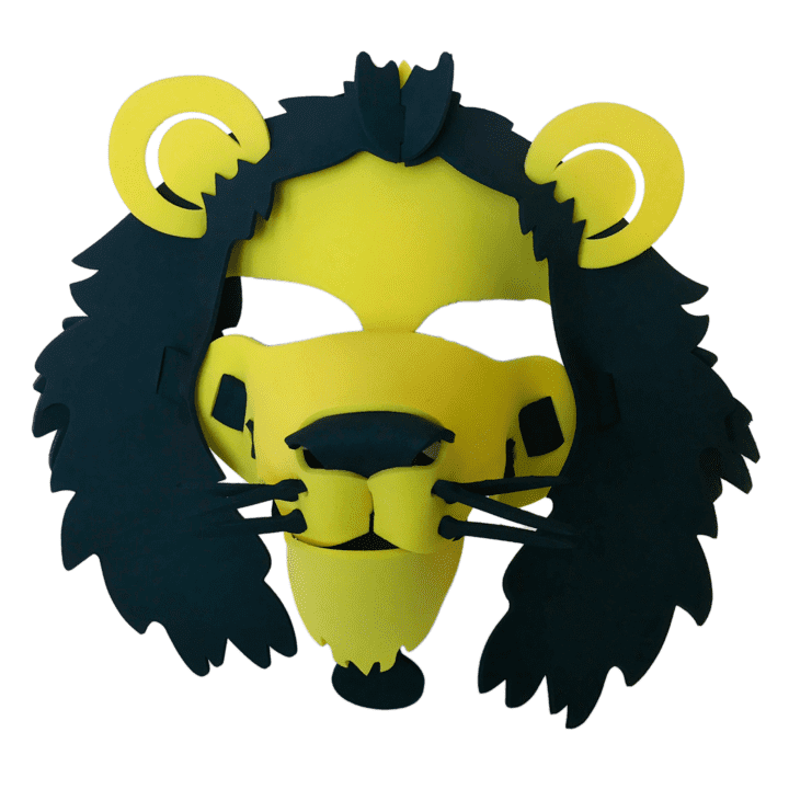 Lion Pet & Human Mask.