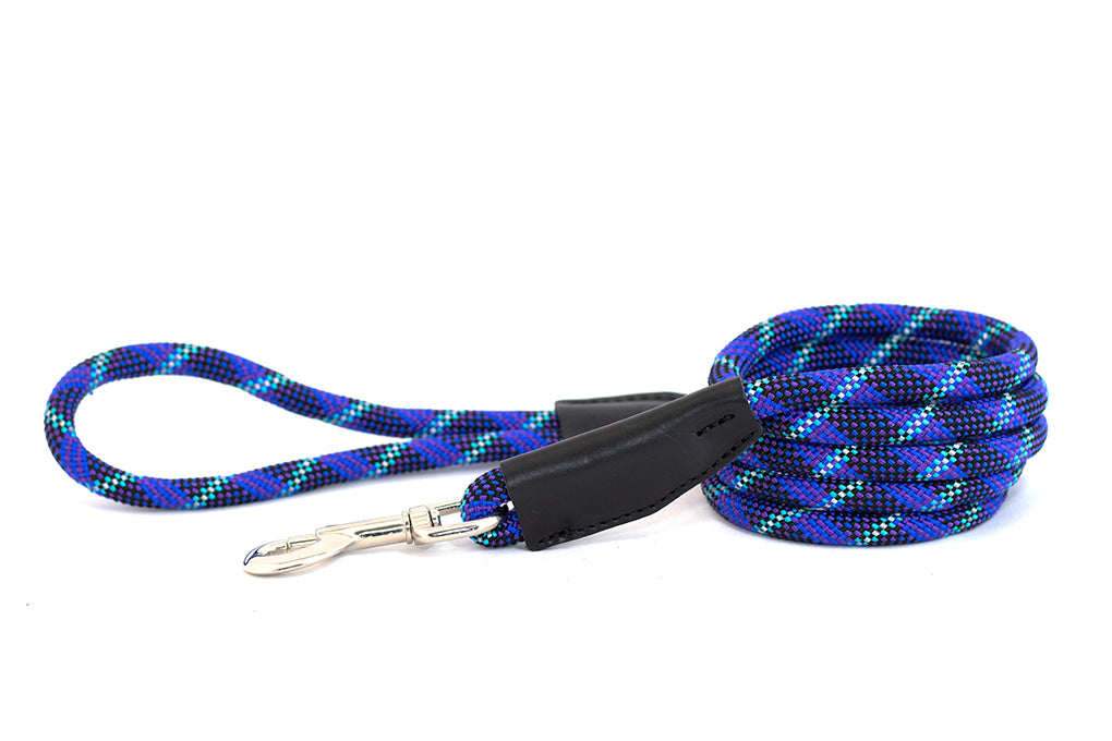 Reflective Rope Leash (blue).