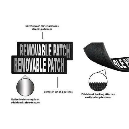 Removable Reflective Patches (Set of 2).