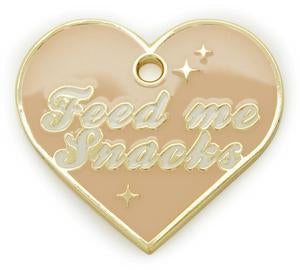 Feed Me Snacks Tag.