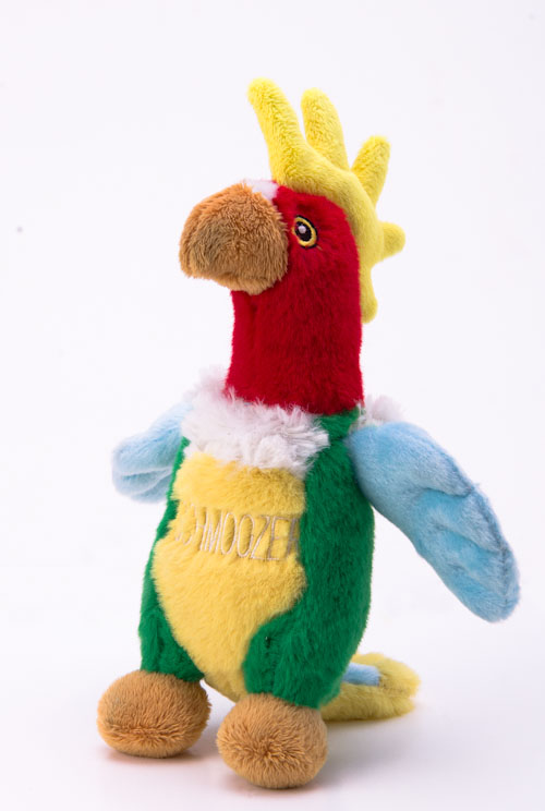 Schmoozer the Parrot Stuffed Toy.
