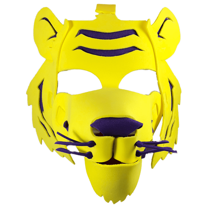 LSU Tiger Pet & Human Mask.