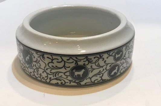 Dog Vine Ceramic Bowl.