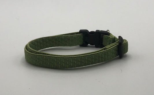 Green Quilted Collar Small.