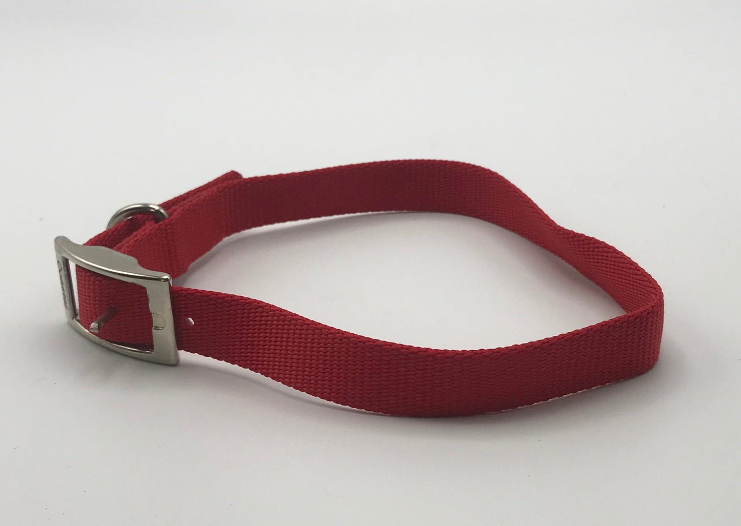 basic nylon collar red.