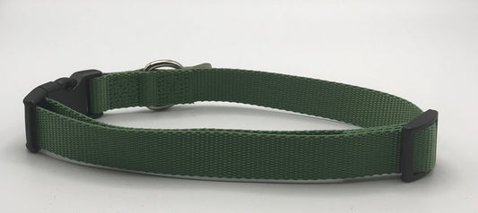 Basic Nylon Collar Green.