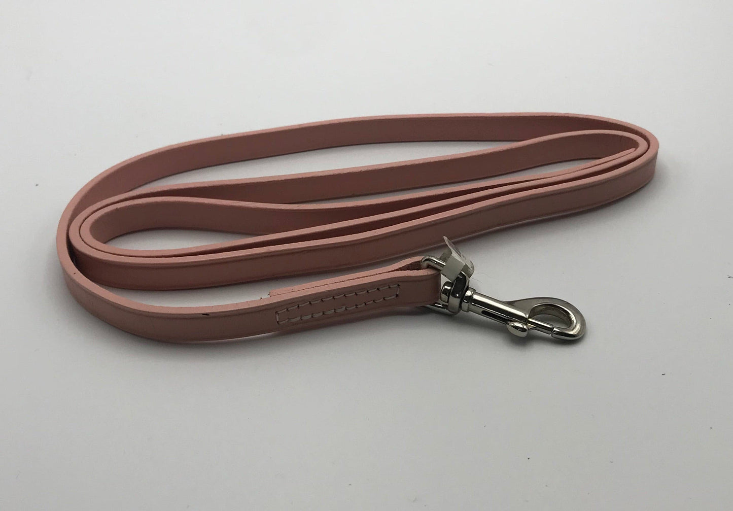 Light Pink Leather Lead 4' x 1/2".