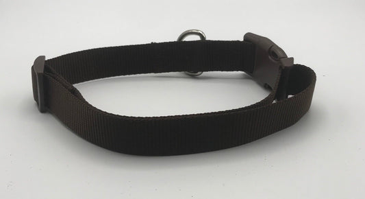 Basic Nylon Collar Brown.