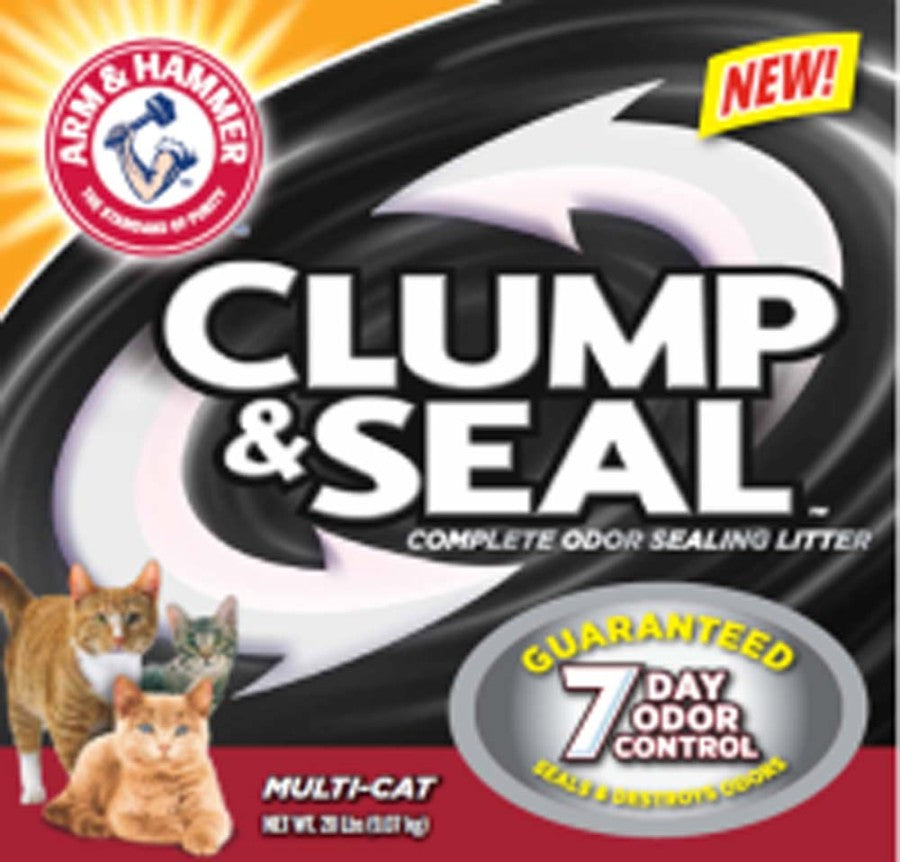 Arm & Hammer Clump & Seal Multi-Cat Cat Litter 28 lb.