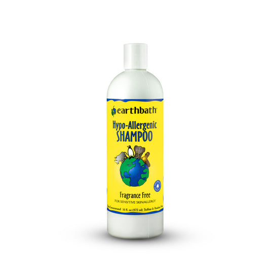 Earthbath Hypo-Allergenic Shampoo, Fragrance Free 16 oz.