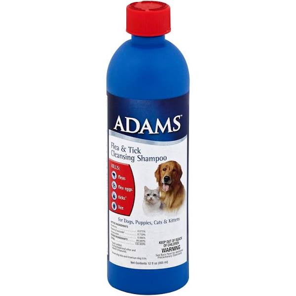 Adams Plus Flea & Tick Cleansing Shampoo.