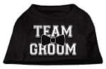 Team Groom Dog Shirt Black.